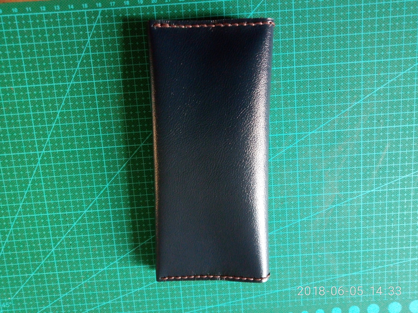 Working with soft skin - My, I want criticism, Leather, Purse, Longpost