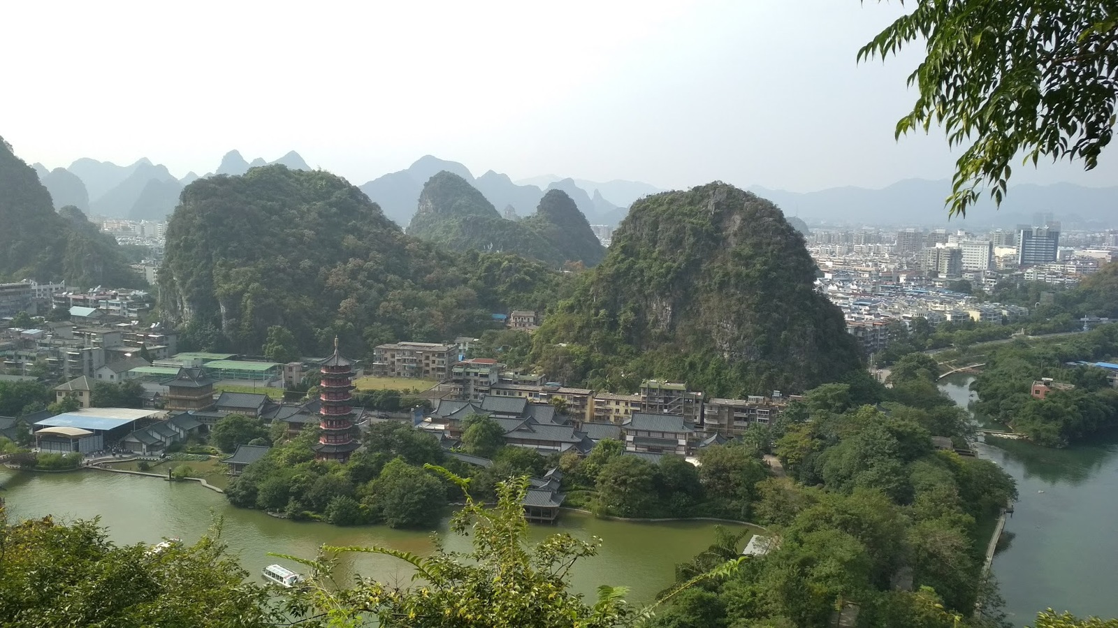 South China in 3 weeks (Guilin) - My, China, Guilin, Travels, Longpost, Landscape, The park, Sunset