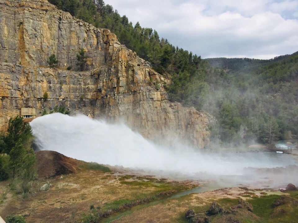 Hot springs of Montanejos. - My, Spain, Travels, The mountains, Longpost, Europe, Video