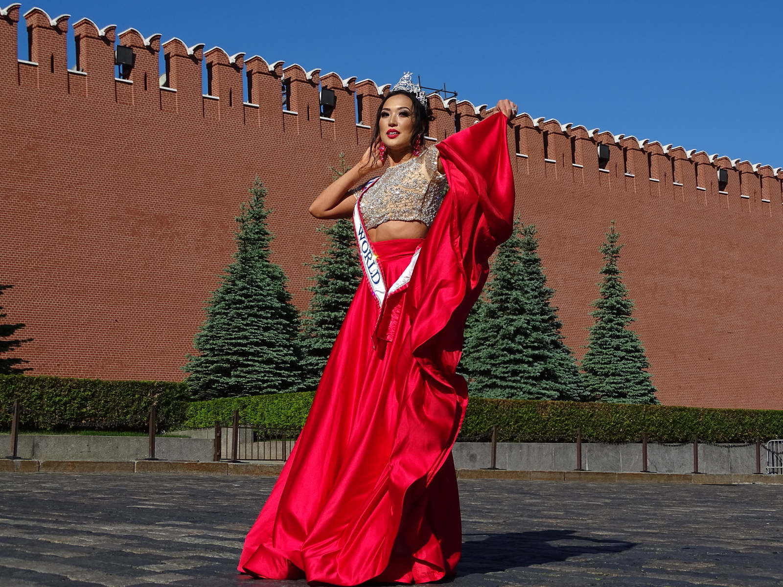 Photo session with Mrs. World 2017, in Moscow - My, The photo, Sony, the Red Square, , Longpost