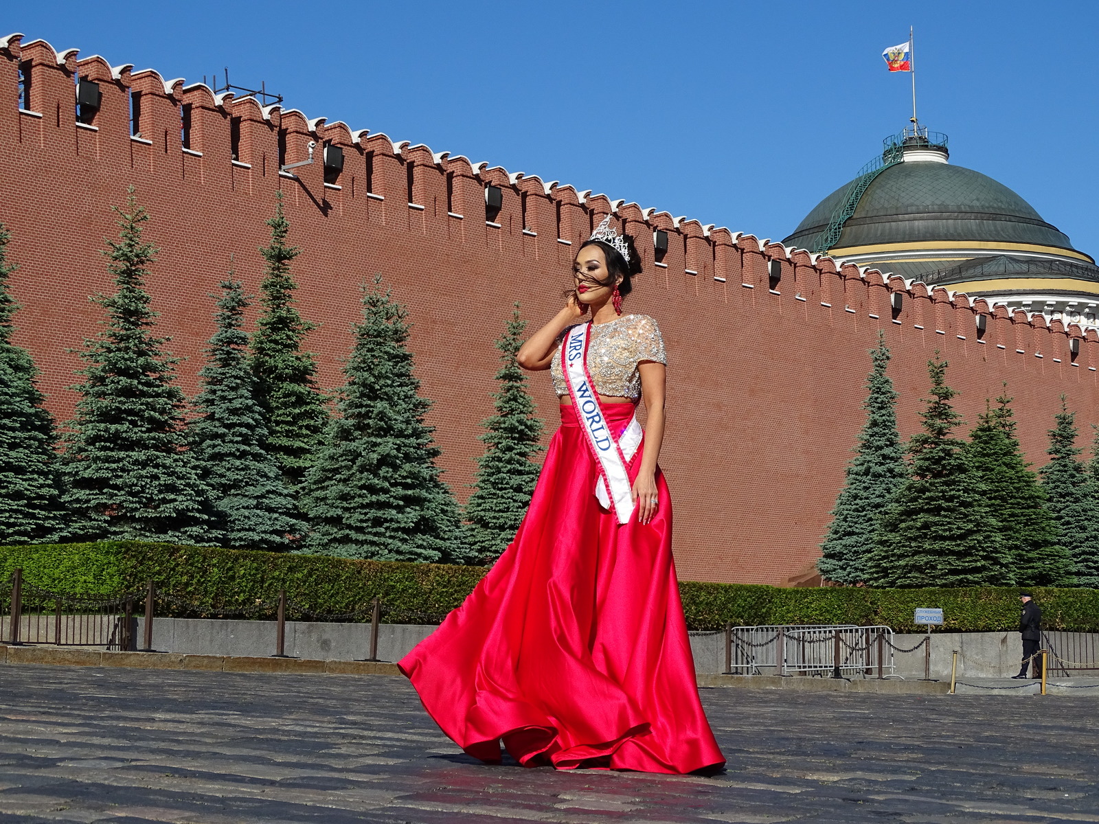 Photo session with Mrs. World 2017, in Moscow - My, The photo, Sony, the Red Square, , Longpost