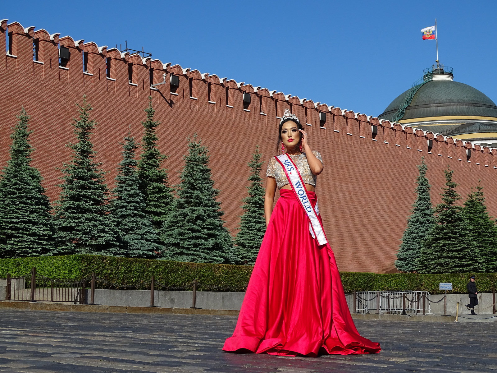 Photo session with Mrs. World 2017, in Moscow - My, The photo, Sony, the Red Square, , Longpost