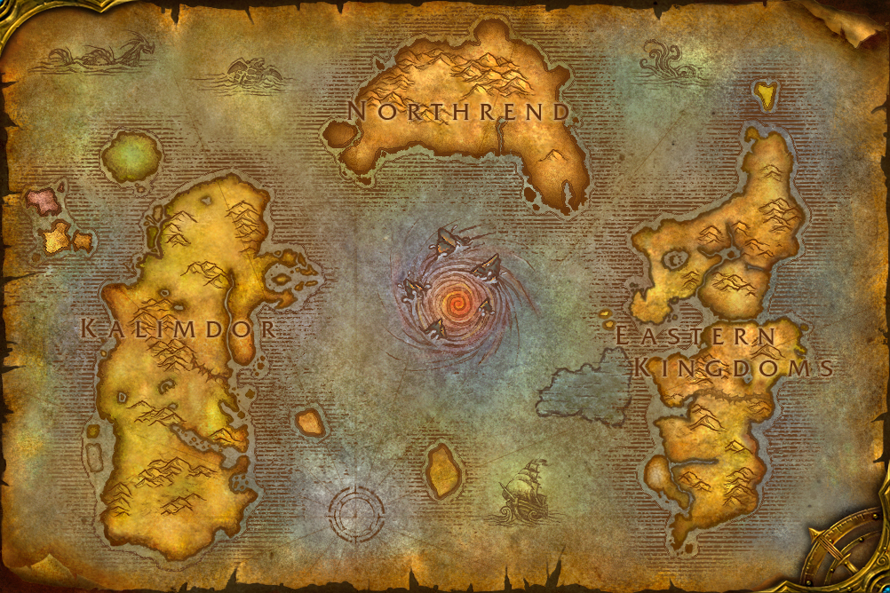 Cartography of Azeroth: Nostalgia - Entertaining cartography, World of warcraft, Nostalgia, Longpost, Blizzard