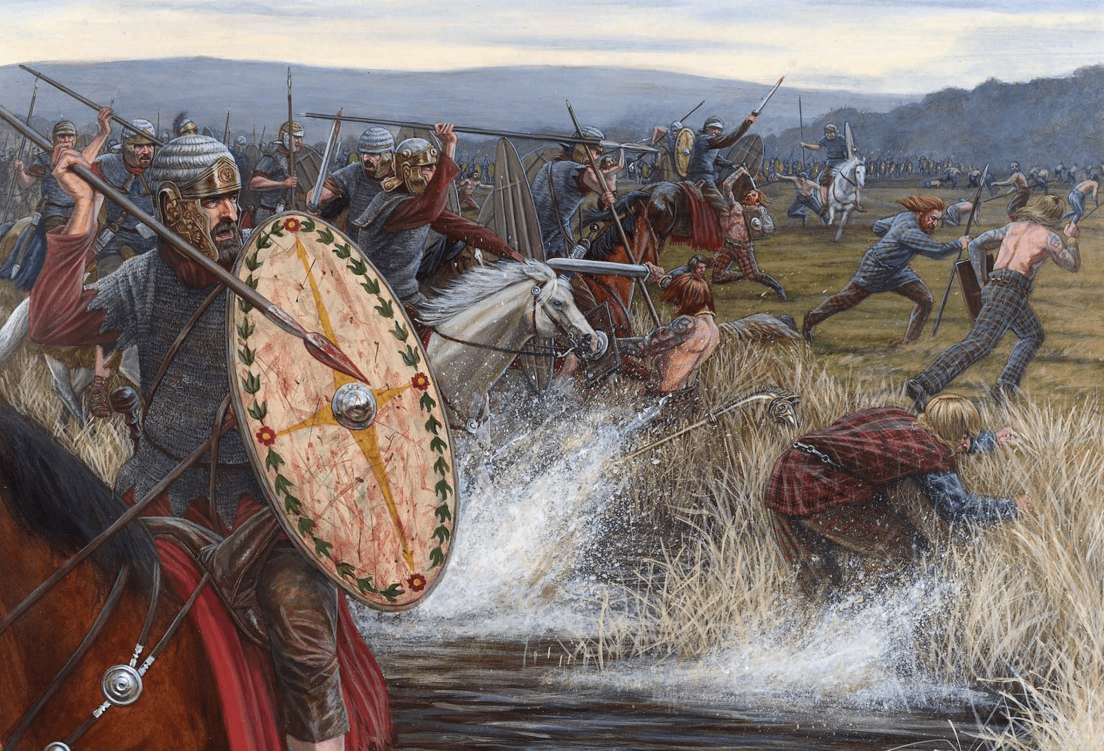 Battle of the Graupia Mountains. Roman conquest of Britain - Ancient Rome, The Roman Empire, Battle, , Great Britain, , Longpost, Conquest