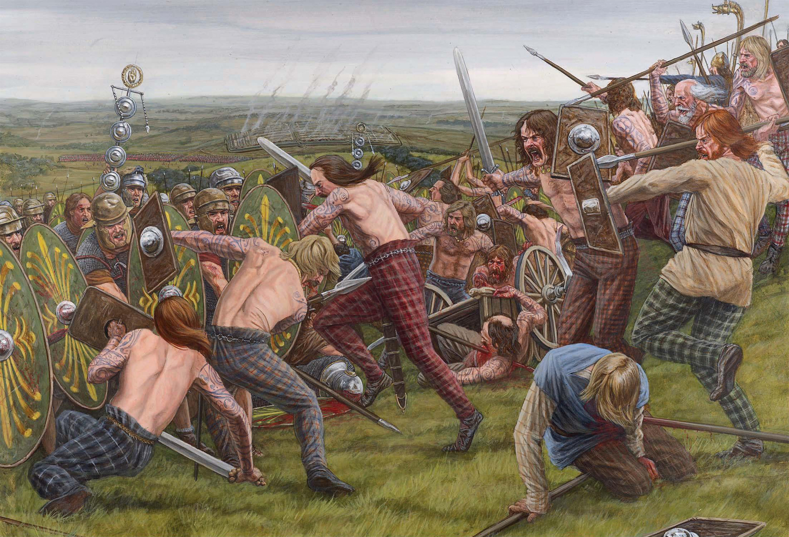 Battle of the Graupia Mountains. Roman conquest of Britain - Ancient Rome, The Roman Empire, Battle, , Great Britain, , Longpost, Conquest