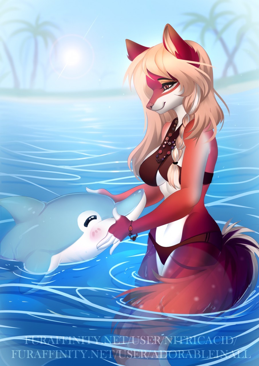 Dolphin - Nitricacid, Furry, Art