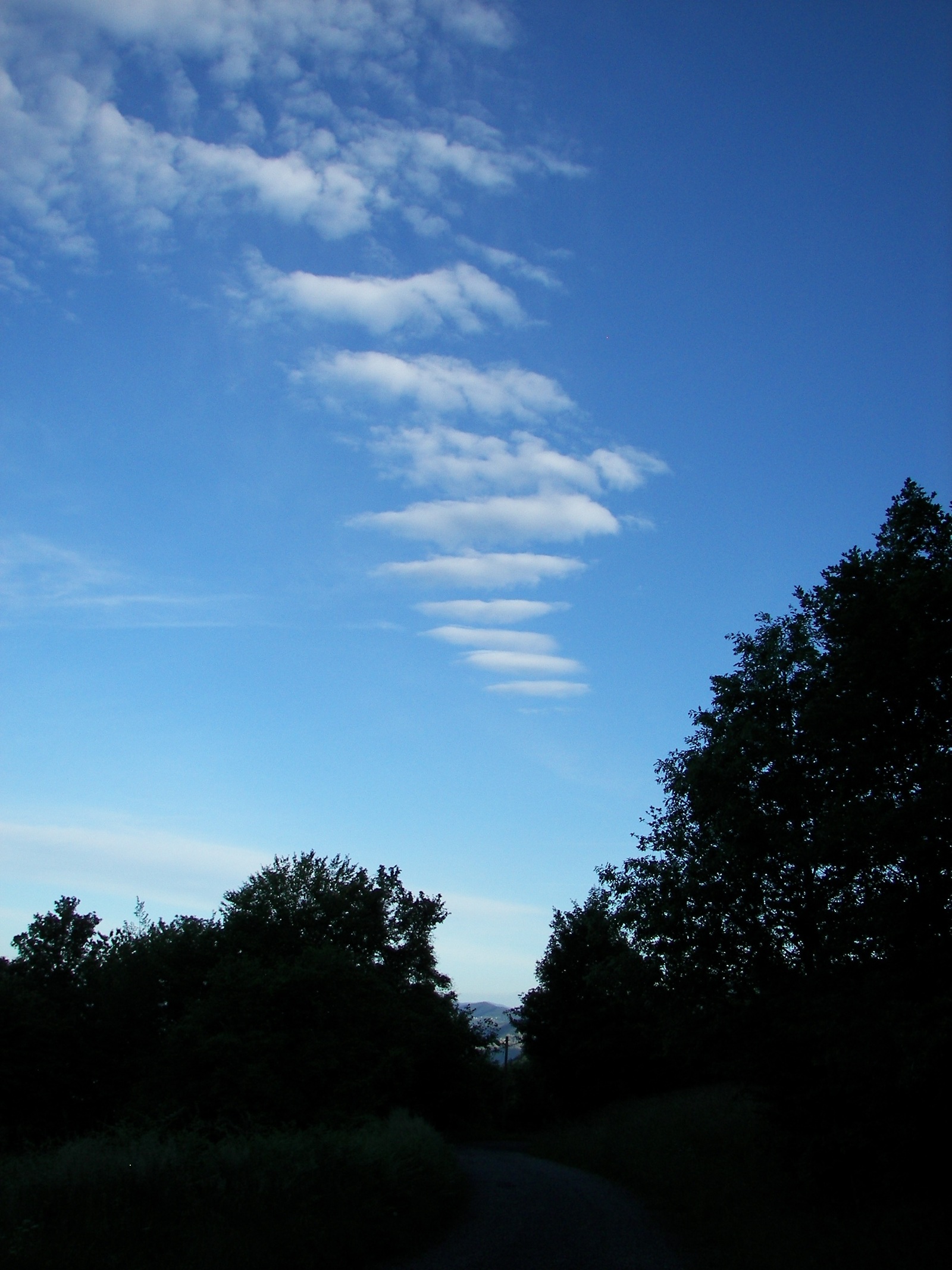 Stairway to the sky and other flying objects - My, Friday tag is mine, Clouds, Led zeppelin, , Stairway to Heaven, Tadpoles, Longpost