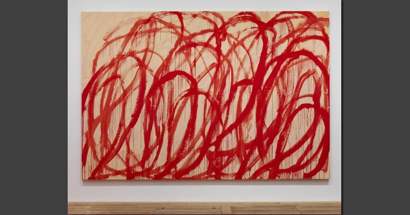 Title - Untitled - My, Modern Art, Cy Twombly, Red