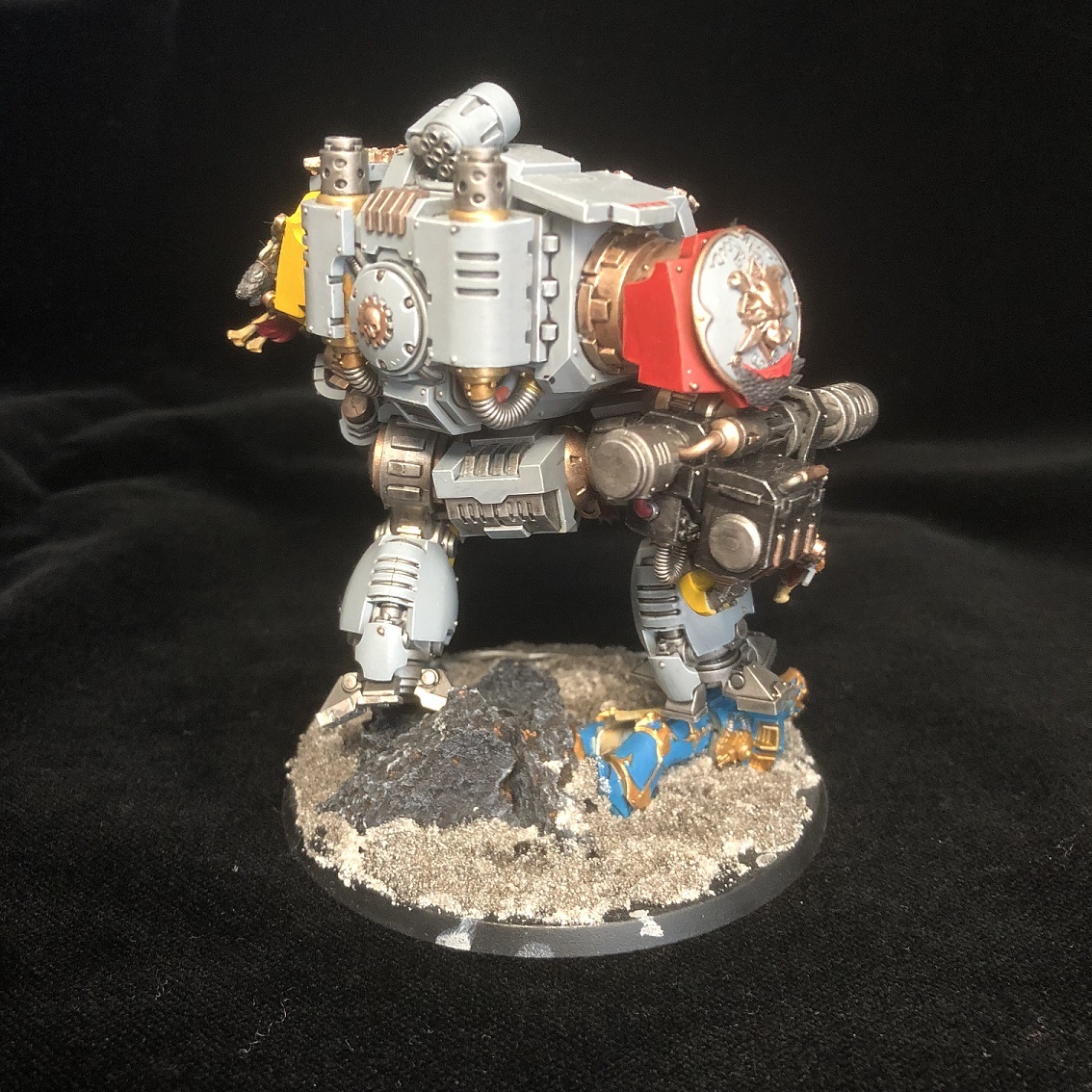 Space Wolves Redemptor Dreadnought - My, Wh miniatures, Space wolves, Adeptus Astartes, Primaris space marines, Painting miniatures, Longpost