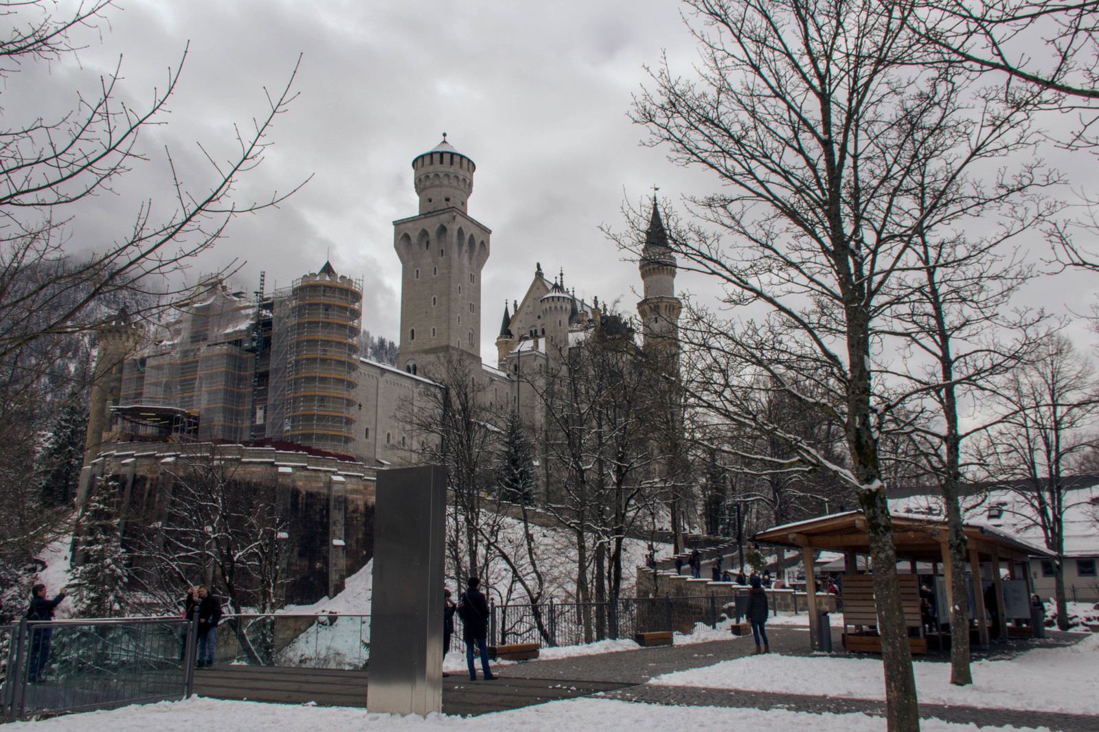 Winter Neuschwanstein - My, Fussen, Neuschwanstein, Germany, Winter, Lock, The photo, Longpost