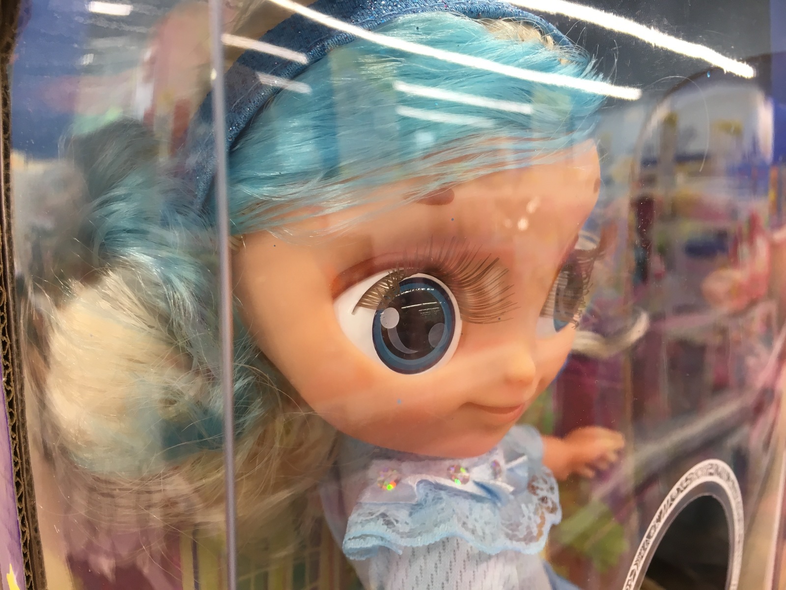 Just a doll in a children's store - My, Doll, Trash, Children's store, Kripota, Eyes, Eyelashes