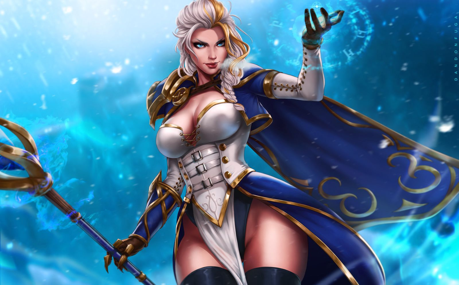 Jaina Art - Арт, Dandonfuga, WOW, World of Warcraft, Warcraft, Джайна Праудмур