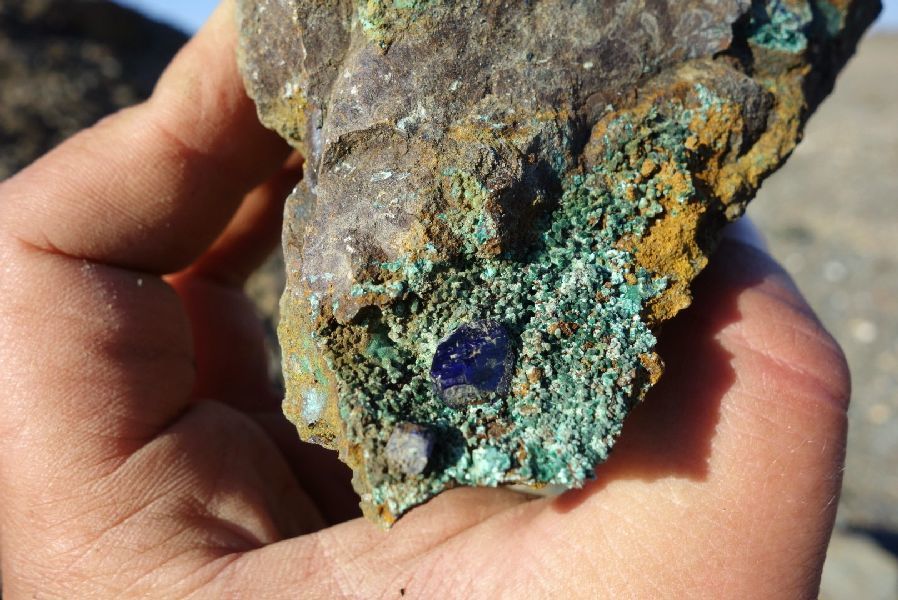 One of the trips to the South Urals - My, Malachite, Azurite, Zircon, Field, The photo, Longpost