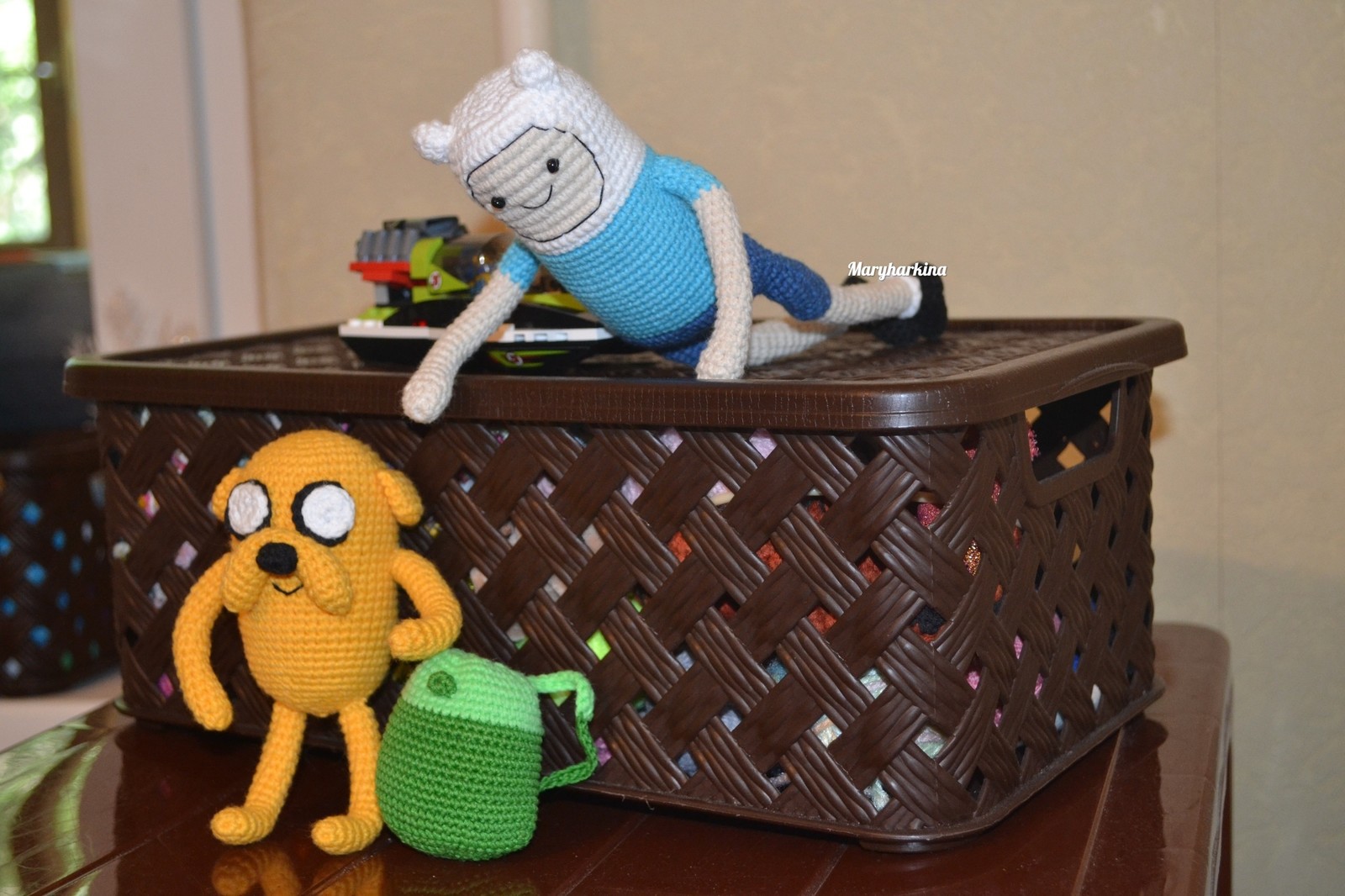 Finn the Kid and Jake - My, Crochet, Finn and Jake, Longpost, Adventure Time