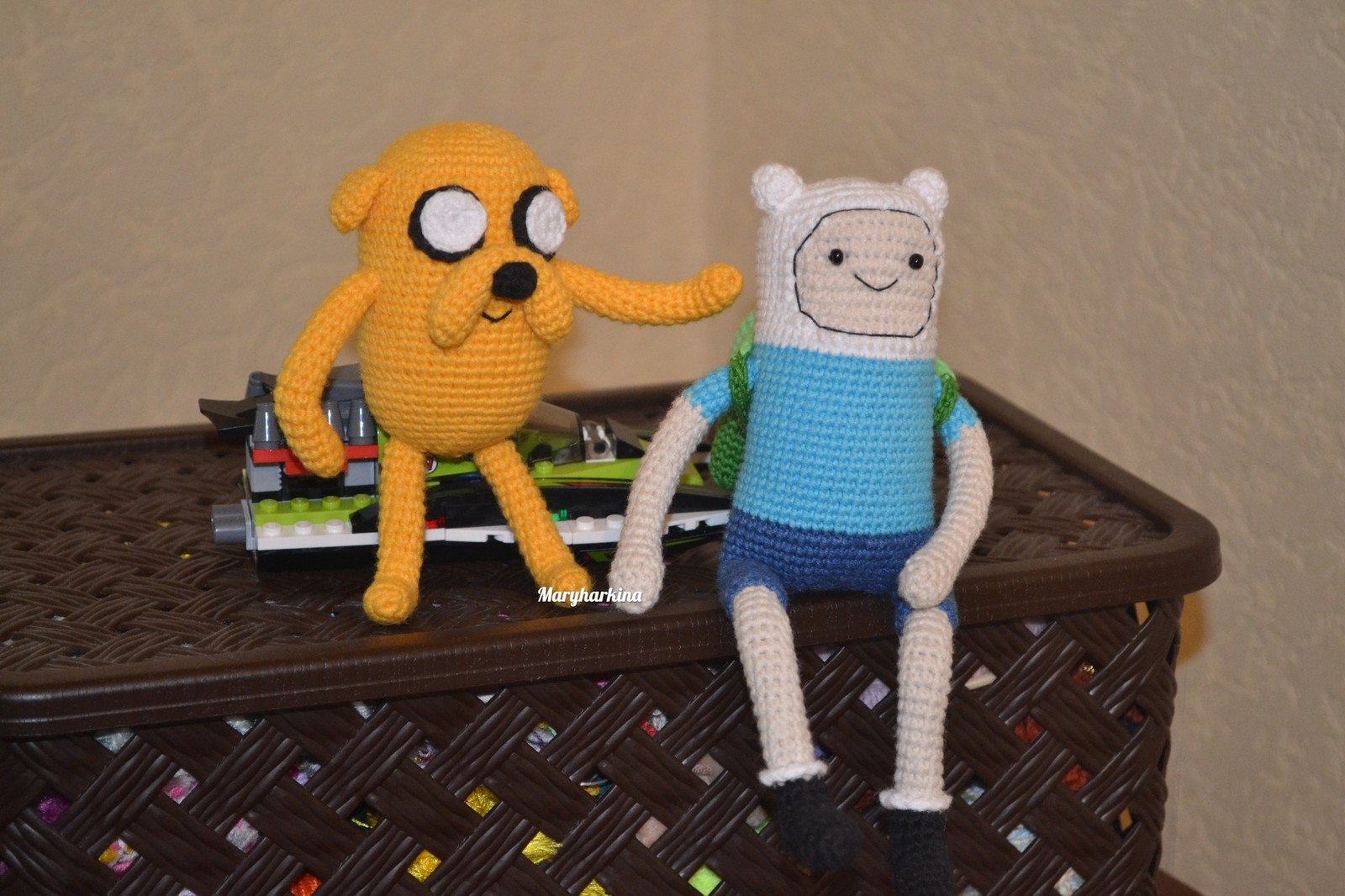 Finn the Kid and Jake - My, Crochet, Finn and Jake, Longpost, Adventure Time