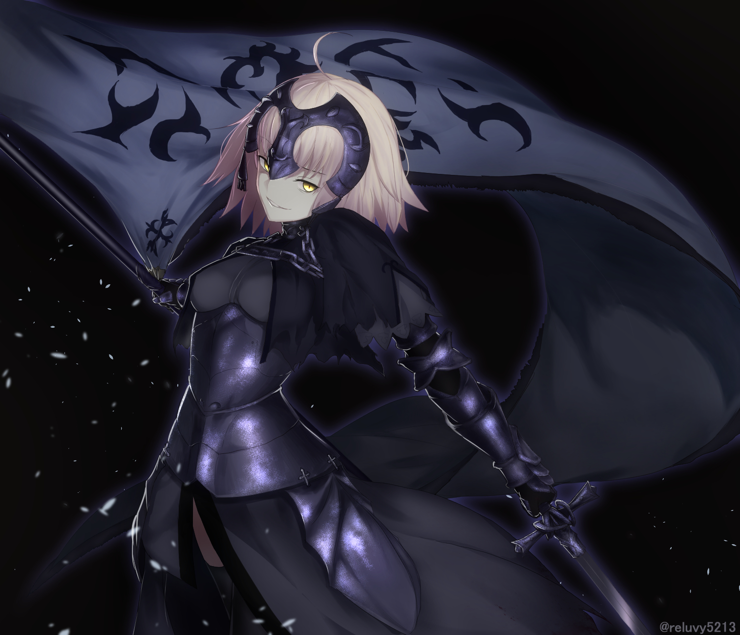 Dark fates of the heroes - Anime art, Fate grand order, Atalanta, Jeanne alter, Majin Saber, Okita Souji Alter, Anastasia Romanova, Anime, Longpost