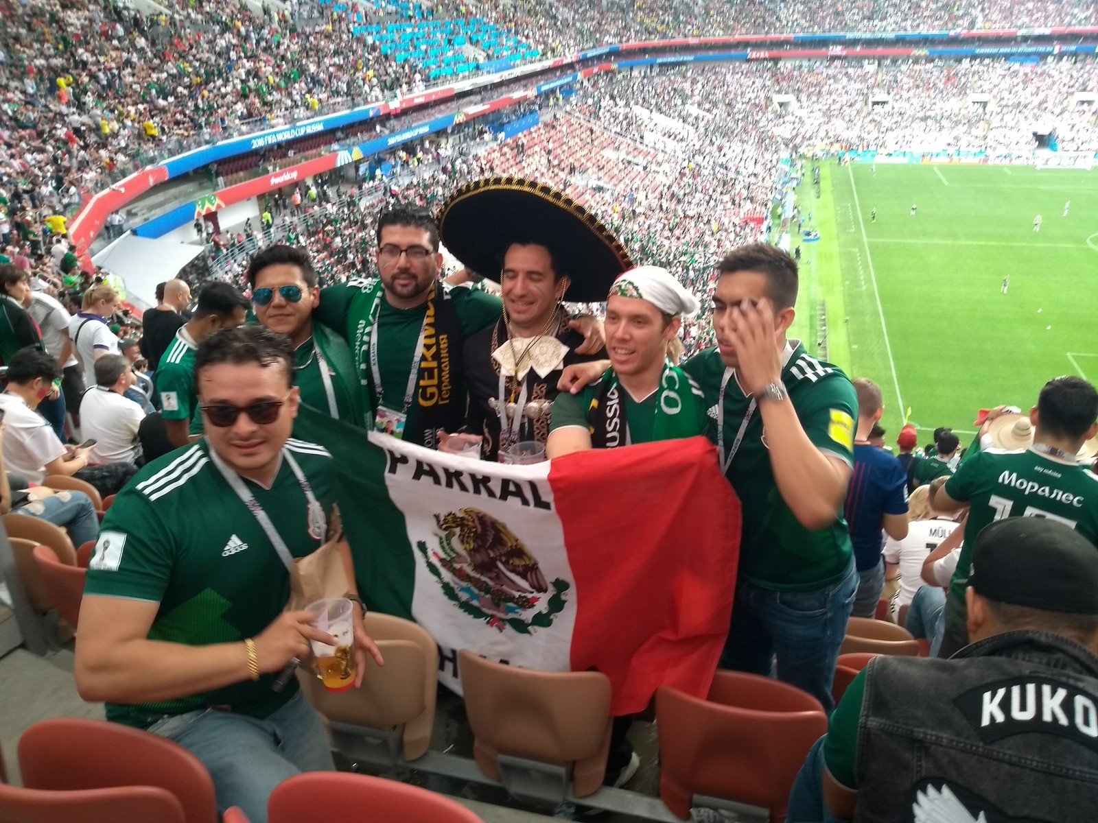 Germany - Mexico - My, Football, World championship, Mexico, Longpost, 2018 FIFA World Cup, Germany, Болельщики