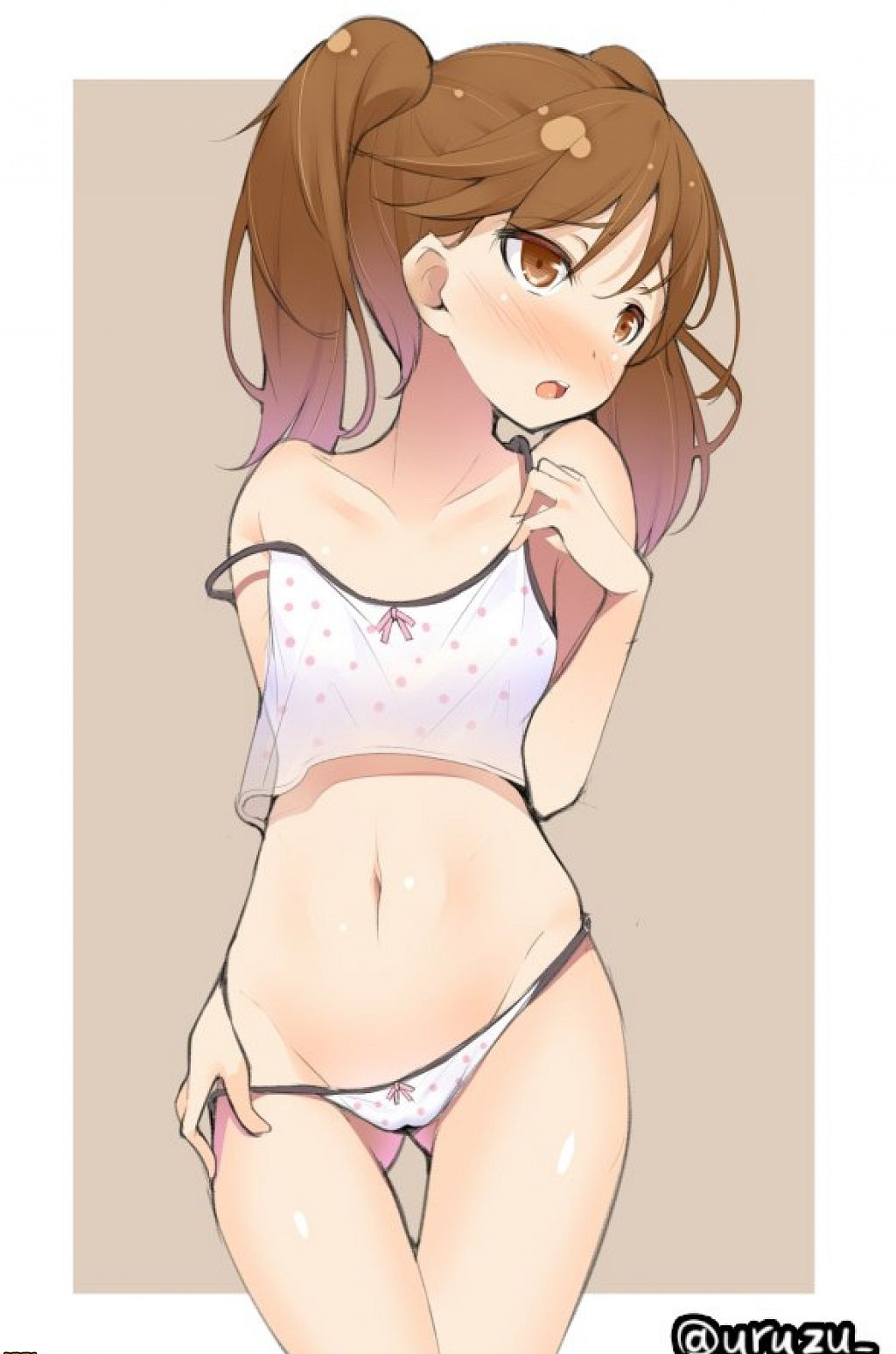 Ryuujou - NSFW, Kantai Collection, Ryuujou, Delicious flat chest, Anime Art, Аниме