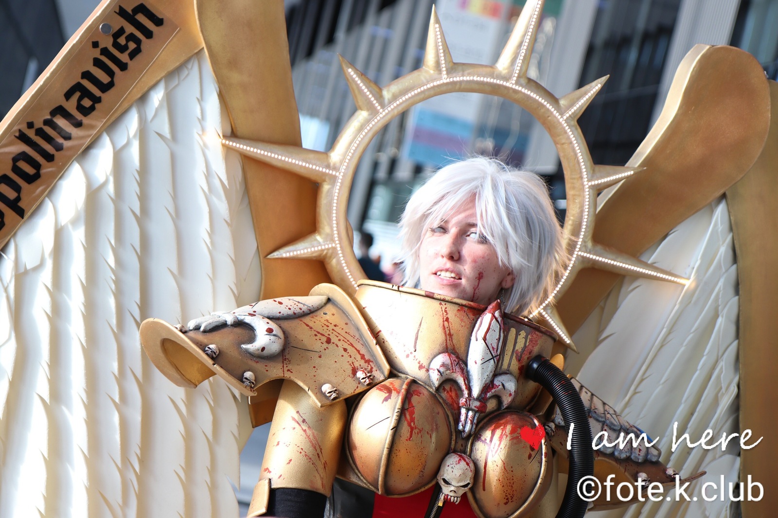 Cosplay Saint Celestine from Warhammer 40,000 - My, Cosplay, Starcon, Warhammer 40k, Warhammer, Saint Celestine, GIF, Longpost