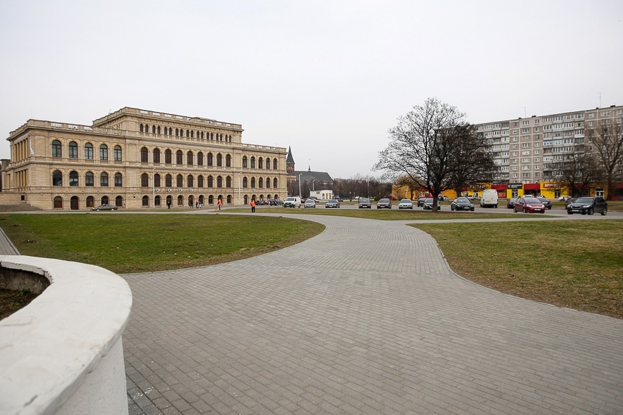 Kaliningrad. The new square, as it was and how it became. - Kaliningrad, Fountain, Video