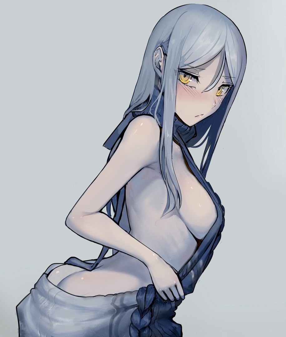 Ta-tyan - NSFW, Kantai Collection, Abyssal, Ta-Class battleship, Virgin killer sweater, Anime Art, Аниме