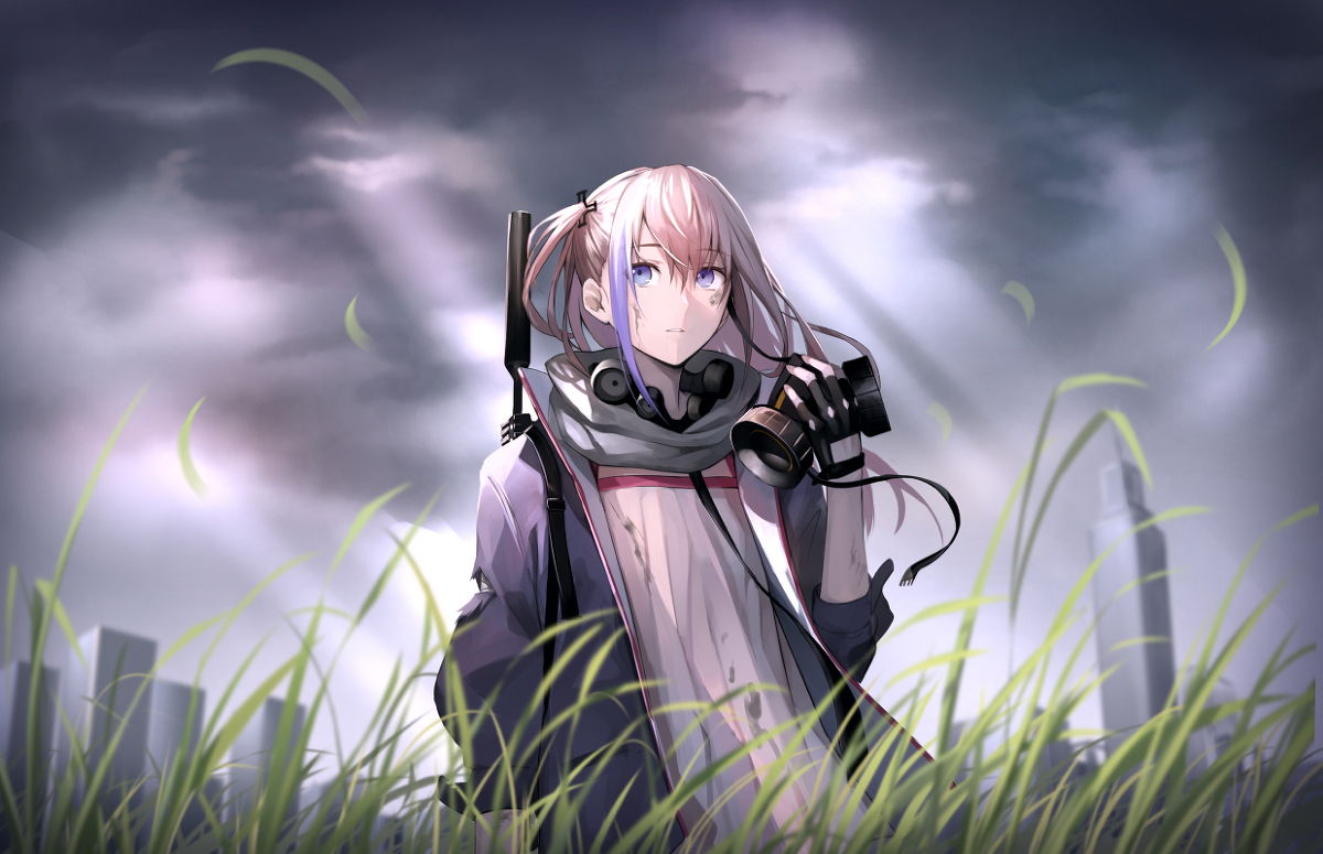 Ikemeru Art - Ikemeru, Аниме, Anime Art, Girls Frontline, Длиннопост, G36, Welrod mk2, Ar-15