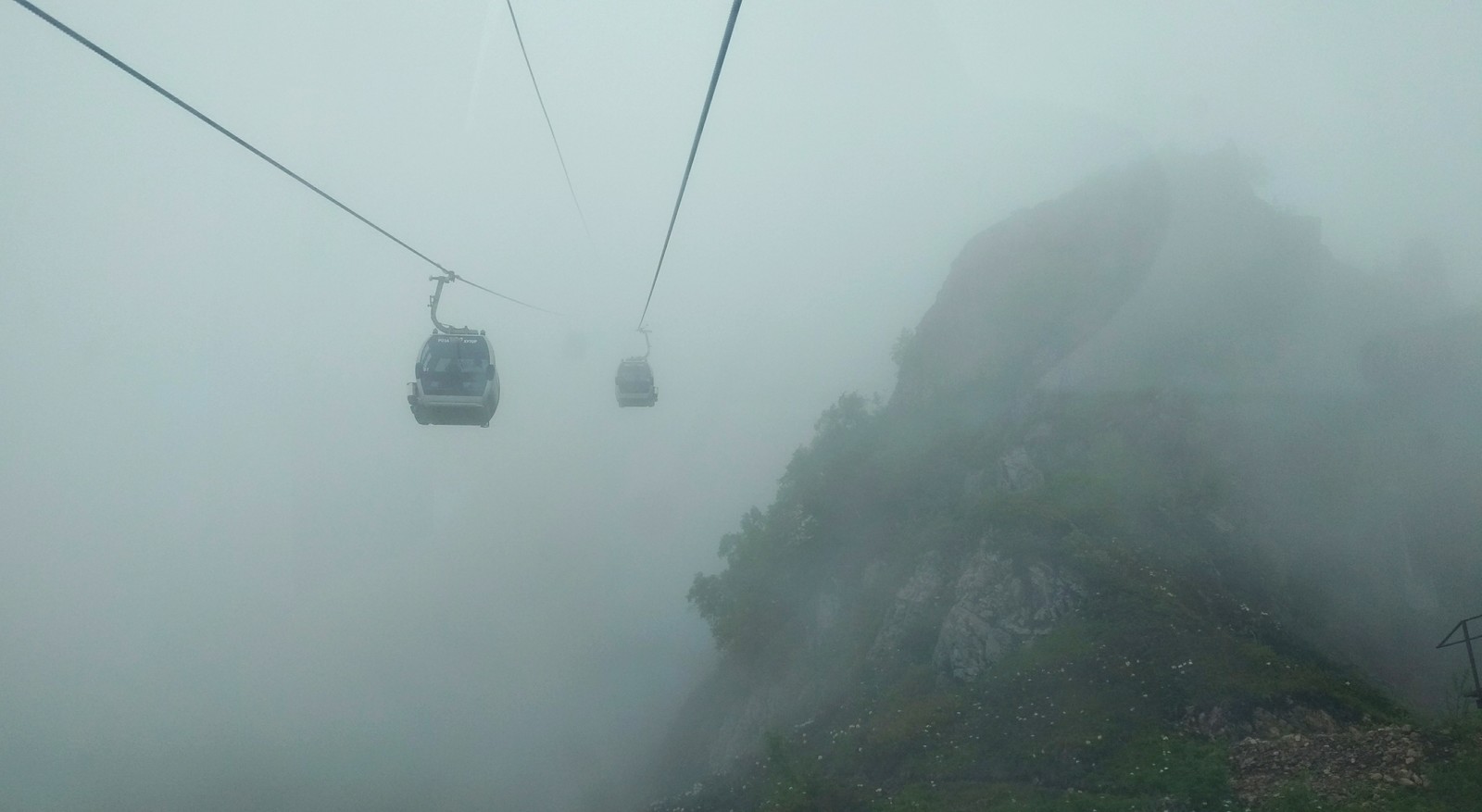 Climbing Rose Peak - My, The photo, Nature, The mountains, Funicular, Sochi, Rosa Khutor, Rose of Spades