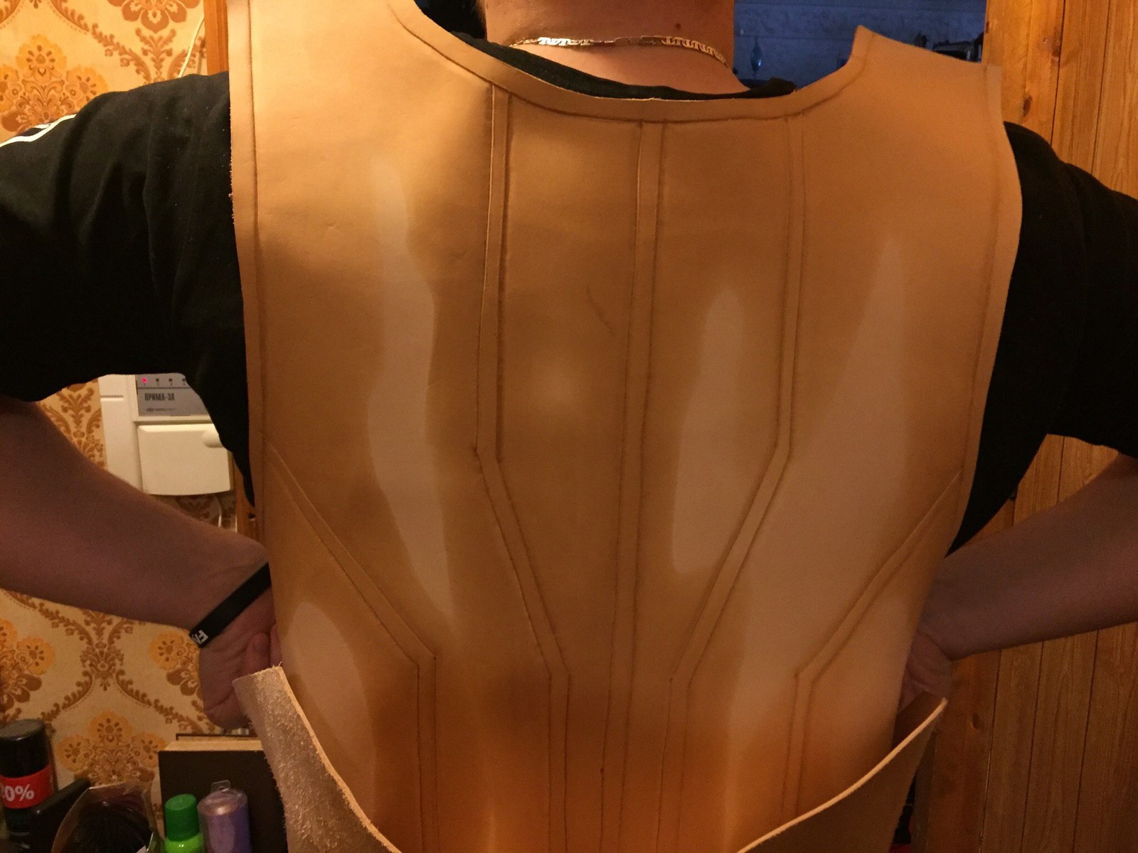 The process of creating a Thor costume from Thor: Ragnerok (Part 3) - My, Cosplay, Starcon, Craft, Needlework with process, Leather, Thor, Marvel, Inprogress, Video, Longpost