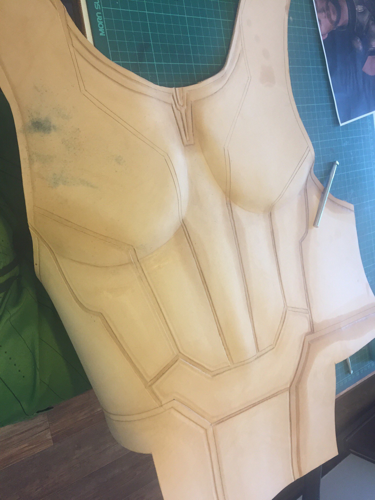 The process of creating a Thor costume from Thor: Ragnerok (Part 3) - My, Cosplay, Starcon, Craft, Needlework with process, Leather, Thor, Marvel, Inprogress, Video, Longpost