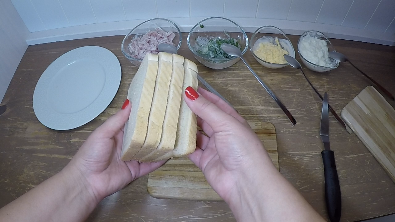 Sandwiches. Tasty, simple, fast! - My, Video recipe, Recipe, , The photo, , Video, Longpost