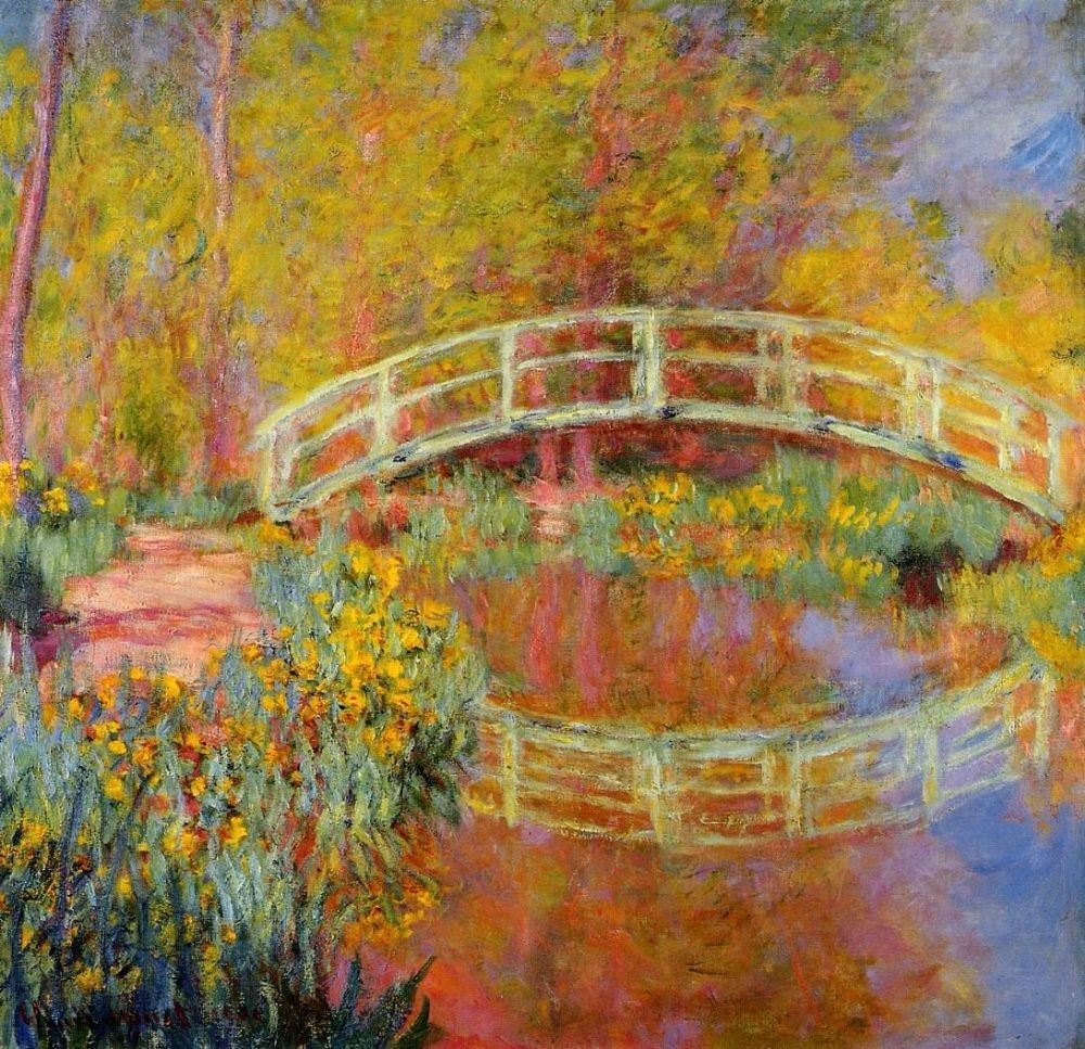 Monet and his bridge - Claude Monet, Artist, Evolution, Longpost