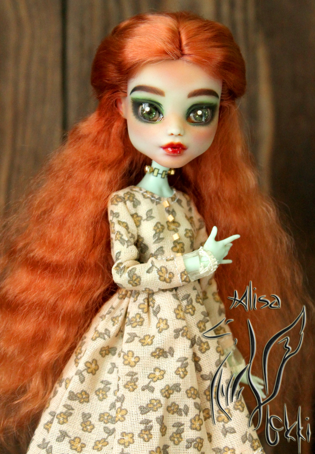 New girl - My, Jointed doll, Ooak, Monster High, beauty, Redheads, Longpost