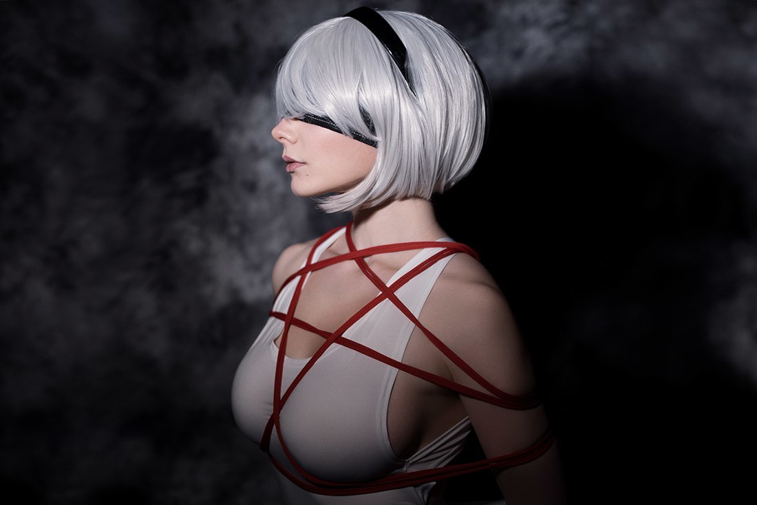 Alexandra Reil aka Reilin cosplay - The photo, Girls, Cosplay, Longpost, NIER Automata, Yorha unit No 2 type B, Final Fantasy, Lightning farron