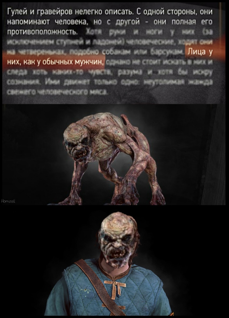 How now to distinguish a kmet from a ghoul? - Images, The Witcher 3: Wild Hunt, Games