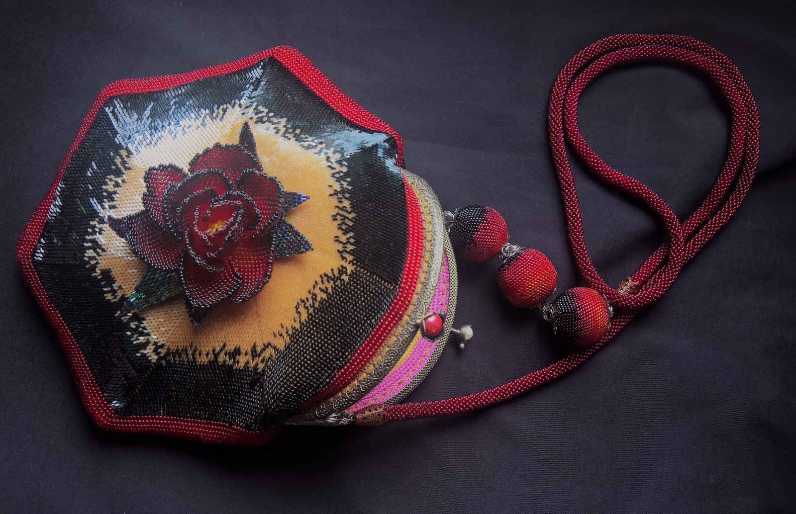 Bag idea. - My, Needlework, Beads, Crochet, Creation, My, Longpost