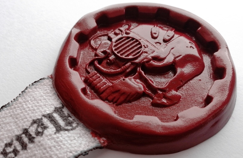 Seal of Purity Adeptus Mechanicus Warhammer 40,000 - My, , Warhammer 40k, Adeptus Mechanicus, Imperium, Seal of purity, Longpost, Needlework, Warhammer, Wh Art