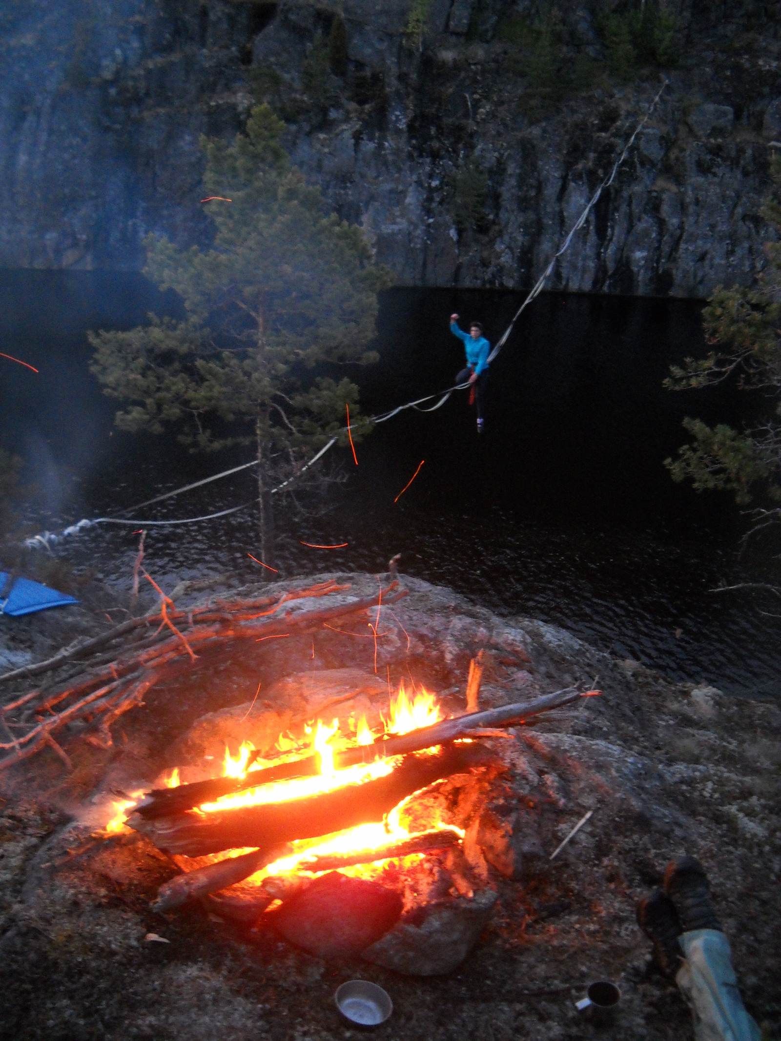 Ladoga. - My, Highline, Sleckline, Ladoga, Catamaran, Longpost, Tourism