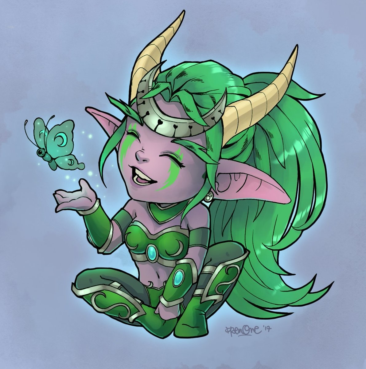 Dear Ysera. - Wallpaper, Game art, Warcraft, Blizzard, Milota, Wow