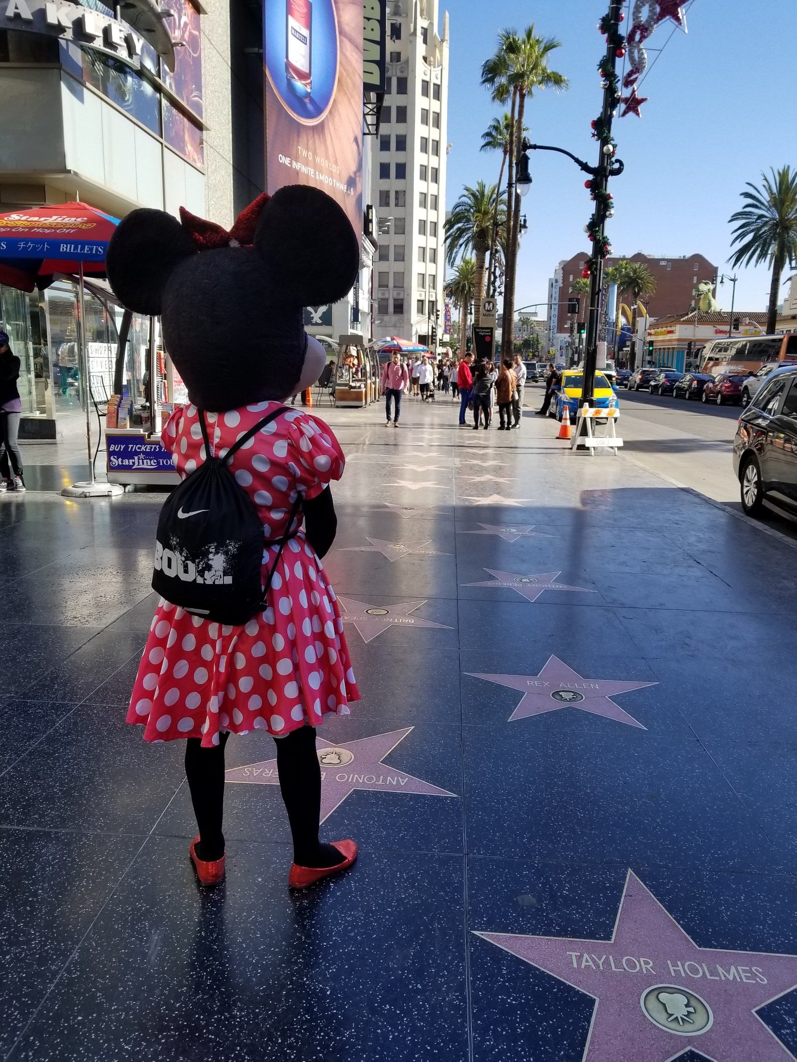 VoDka on Hollywood Avenue of Stars - My, Vodka, David Duchovny, Hollywood, USA, Russia vs USA, Longpost