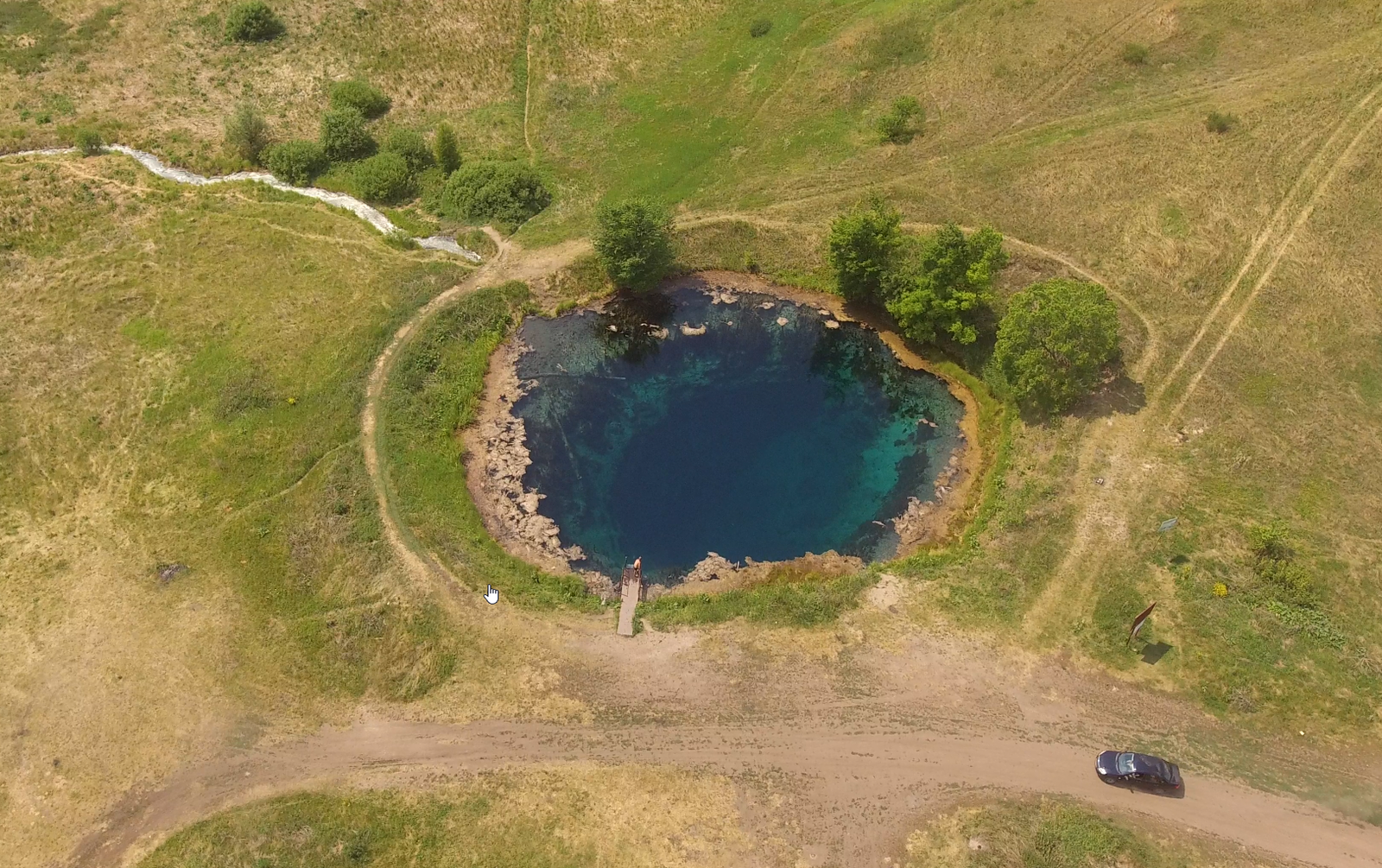 Blue lake in the Samara region - My, Dji, , Samara, Samara Region, Quadcopter, Above, Longpost, Video, FPV