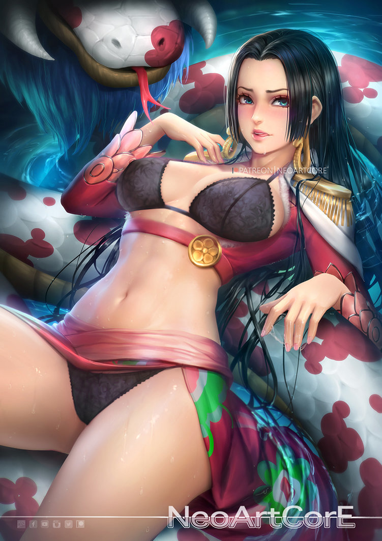 Boa Handconk! - NSFW, Neoartcore, , Art, One piece, Anime, Longpost