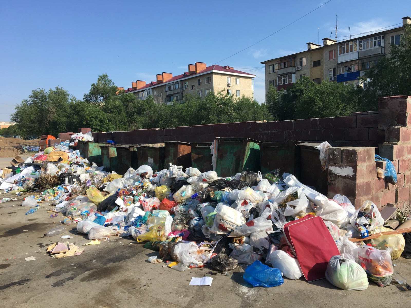 Life hack for scavengers. - My, Garbage, Aktobe, Kazakhstan