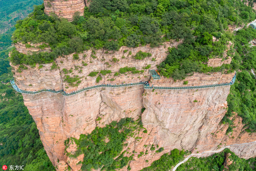 Hebei Province, Taihang Mountains. - China, The mountains, Glass Bridge