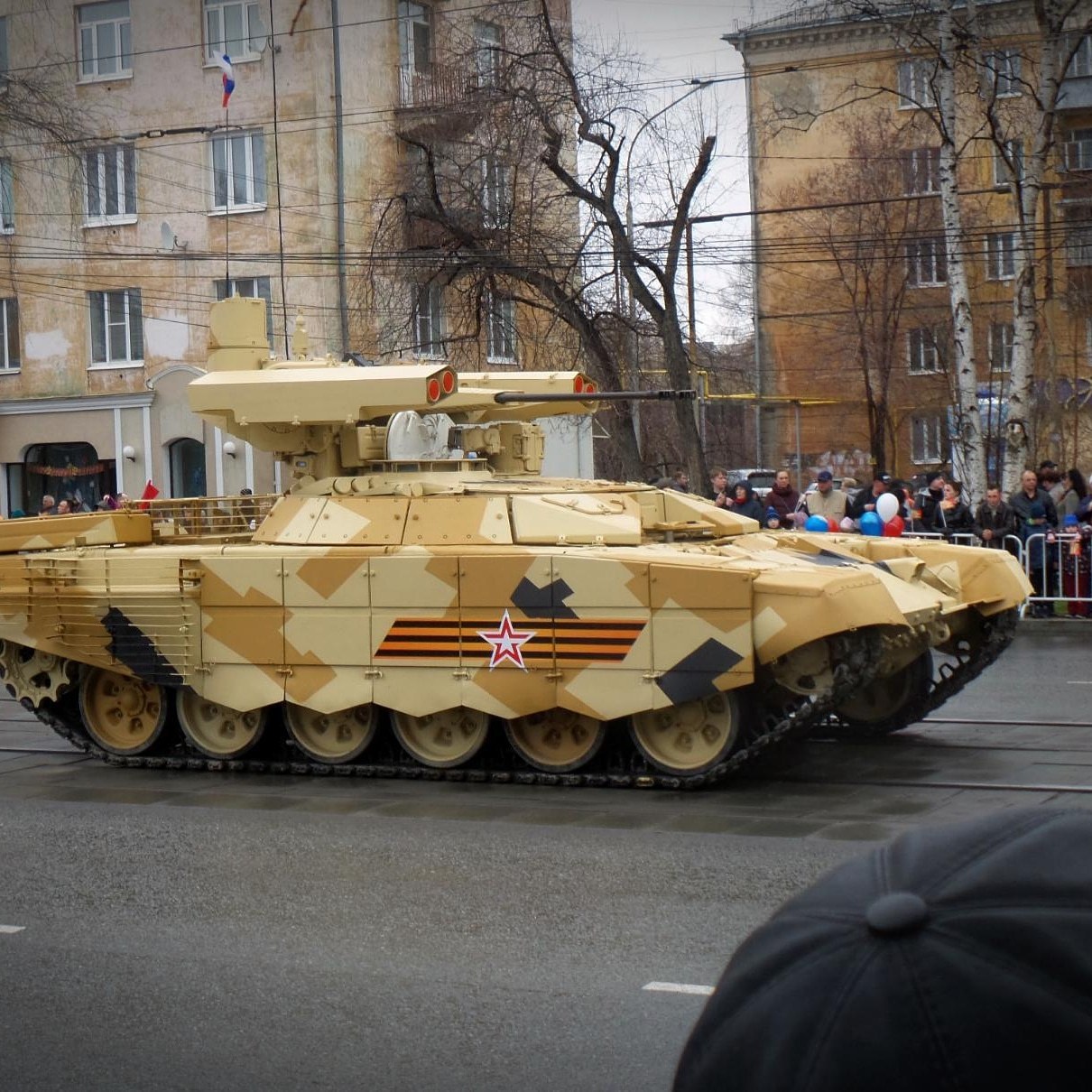 Rode around the city.... - Nizhny Tagil, Bmpt Terminator, BMOP, BMPT, The photo