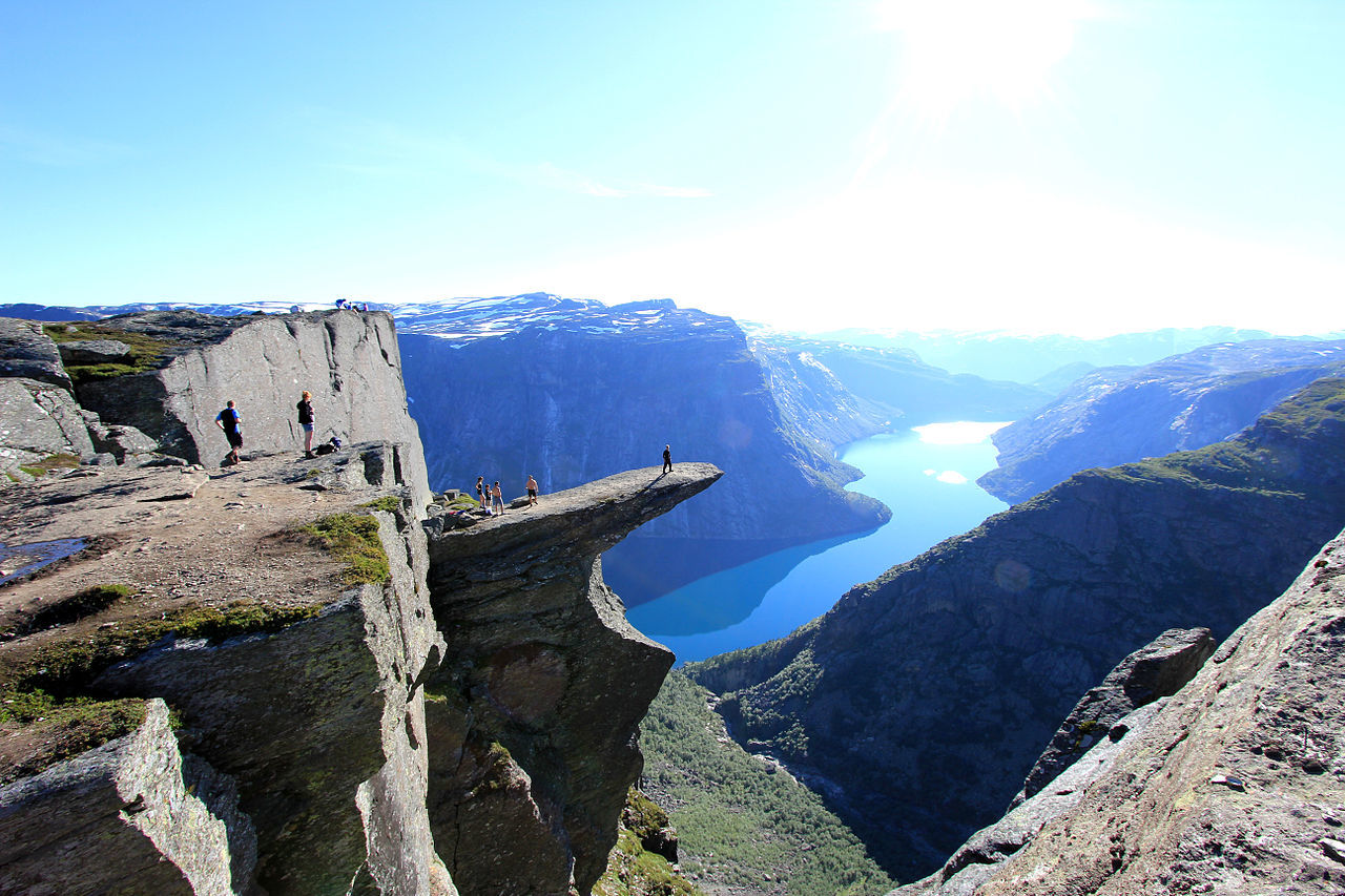 Troll tongue, Norway - Norway, The mountains, The photo