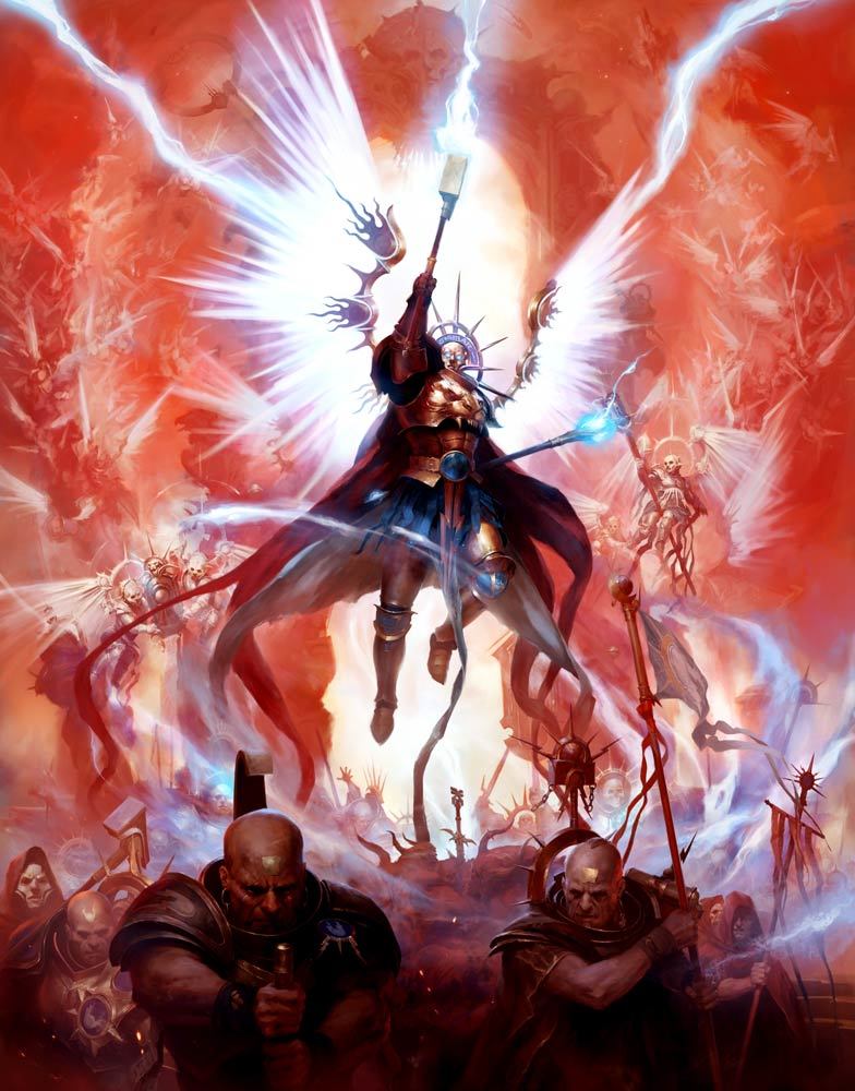 A selection of fresh art of the new edition of AoS - Warhammer: age of sigmar, Stormcast Eternals, Alliance of Death, Aos Art, Longpost