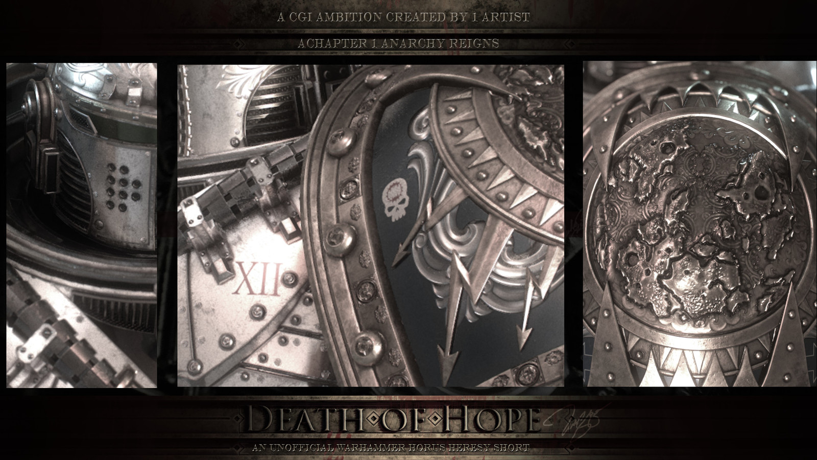 Концепты фанатского проекта Death of Hope - Warhammer 30k, Horus Heresy, World Eaters, Ultramarines, Death of Hope, Wh Art, Длиннопост