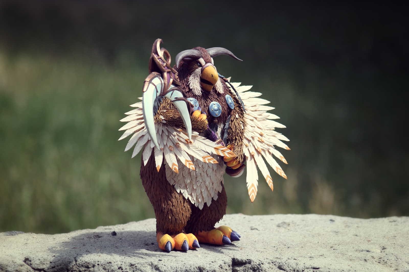 Moonkin/World of Warcraft - Моё, Друид, WOW, World of Warcraft, Фигурка, Ручная работа, Мункин, Warcraft, Длиннопост, Совухи, Фигурки