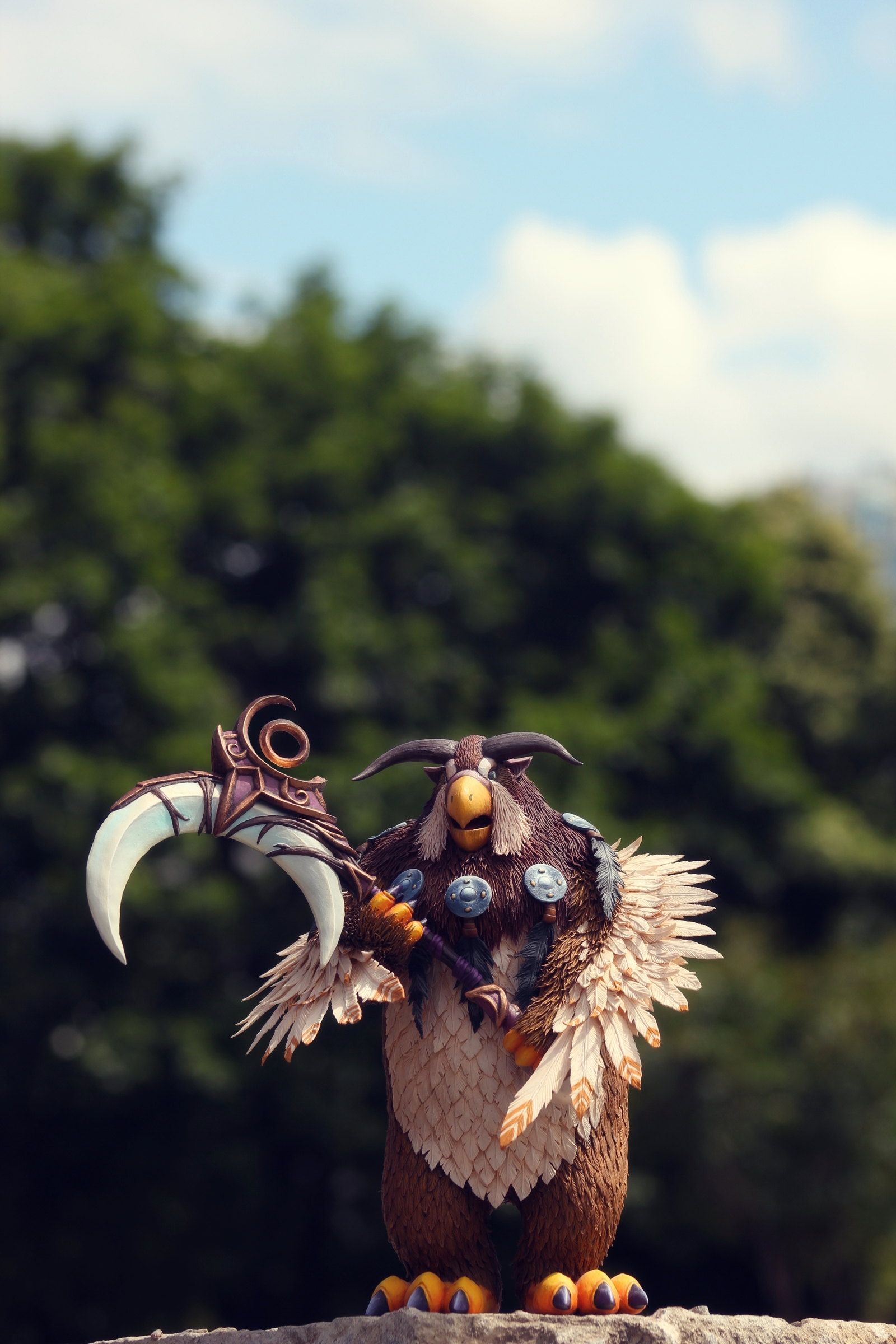 Moonkin/World of Warcraft - Моё, Друид, WOW, World of Warcraft, Фигурка, Ручная работа, Мункин, Warcraft, Длиннопост, Совухи, Фигурки