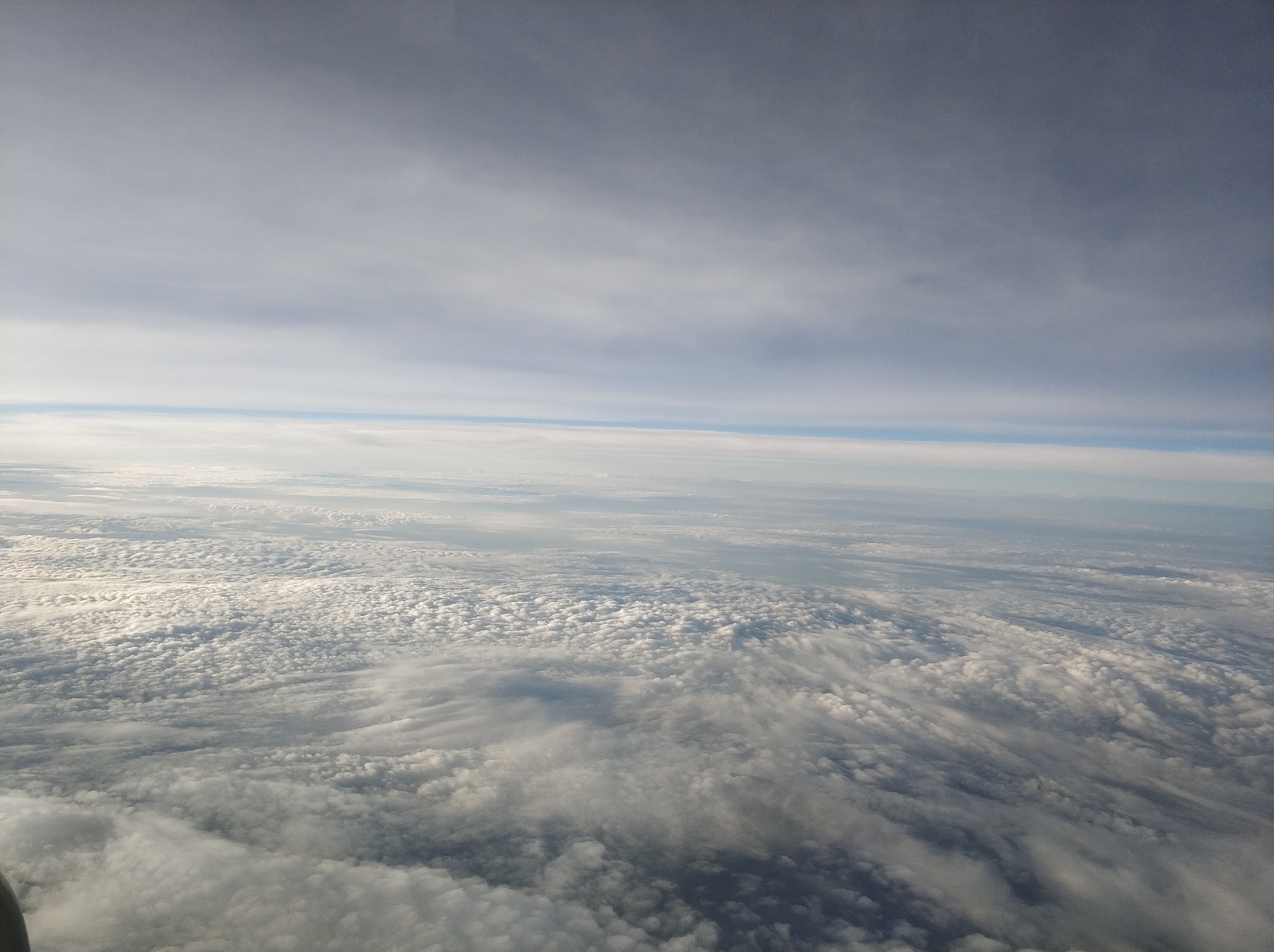 Between sky and sky - My, Sky, The photo, Airplane, Flight